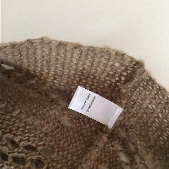 New Soft Coffee Mocha Knitted Infinity Scarf - Picture 3 of 3